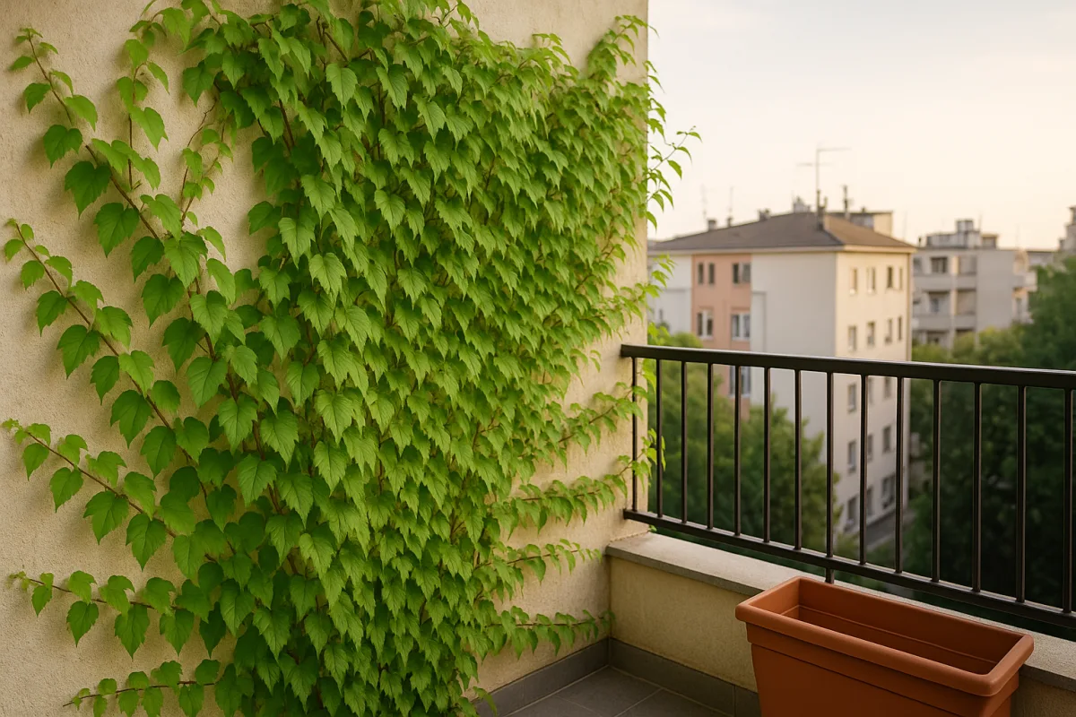 Rampicanti a crescita rapida per balcone: il ritmo reale che pochi si aspettano